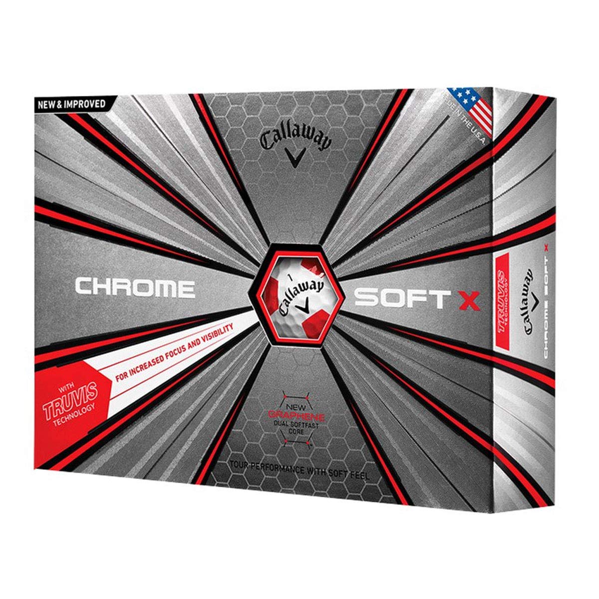 

Callaway 2018 CHROME SOFT X TRUVIS Мячи 1 дюжина