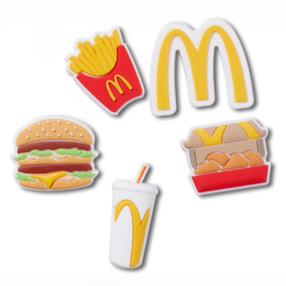 

Crocs Mcdonald X Crocs Zibbitz Set Of 5 10012633 FREE