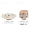 Pure hand-painted Oncidium ceramic teacup master cup women's special exquisite goblet Chinese pastoral tea cup