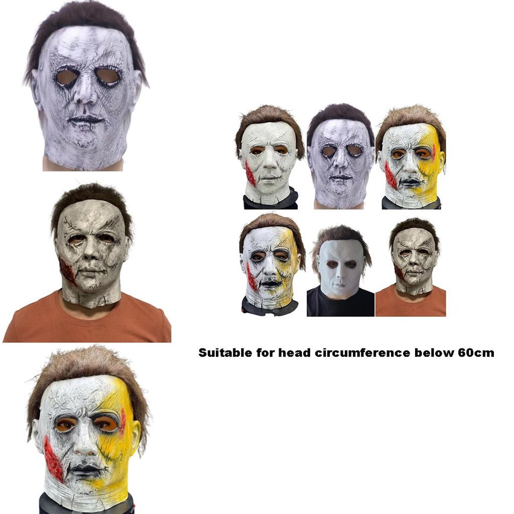 Michael Myers Halloween Horror Latex Mask Costume Cosplay Props