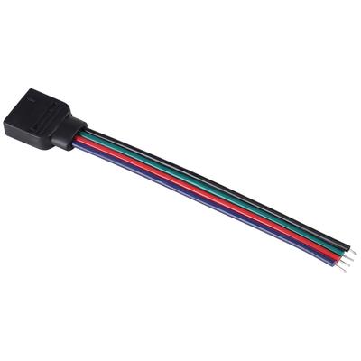 20pcs 4 Pin Cable Connector Wires for 5050/3528/3014 RGB LED Strip Lights 10cm Length Female