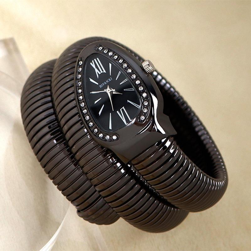 Snake Watch, Ladies Fashion Bracelet Watch, Creative Quartz Watch Personalized Bracelet Watch
