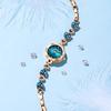L36 Casual and Fashionable Women Watch Diamond Studded Waterproof Blue Crystal Bracelet Quartz Watchwatches for Woman