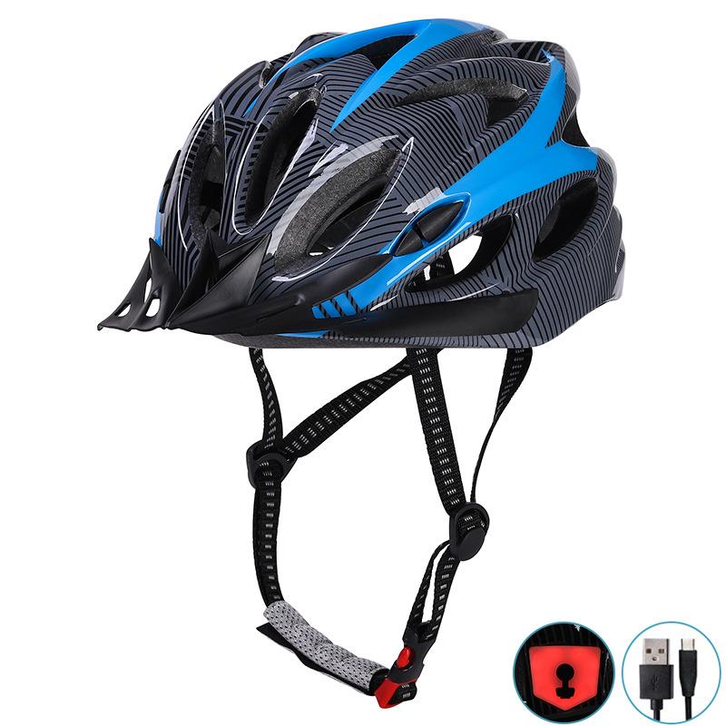 Safety Bike Helmet for Men & Women with Built-in Rear LED Light