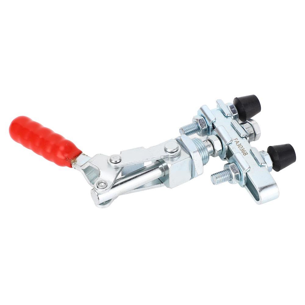 Iron galvanizing Push Pull Clamp 136kg Clamping Force Double Head Clamp  For Table Saw