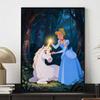 Disney Diamond Art Painting Kit Cinderella Unicorn 5D Diamond Painting Dot Art Home Wall Decor