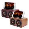 Bluetooth Speaker Retro Wooden Wireless Bluetooth Speaker Portable Music Player for Mobile Phone PC