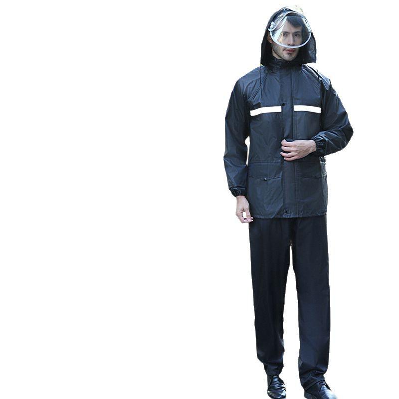 Oxford Reflective Raincoat & Pants Set for Motorcyclists