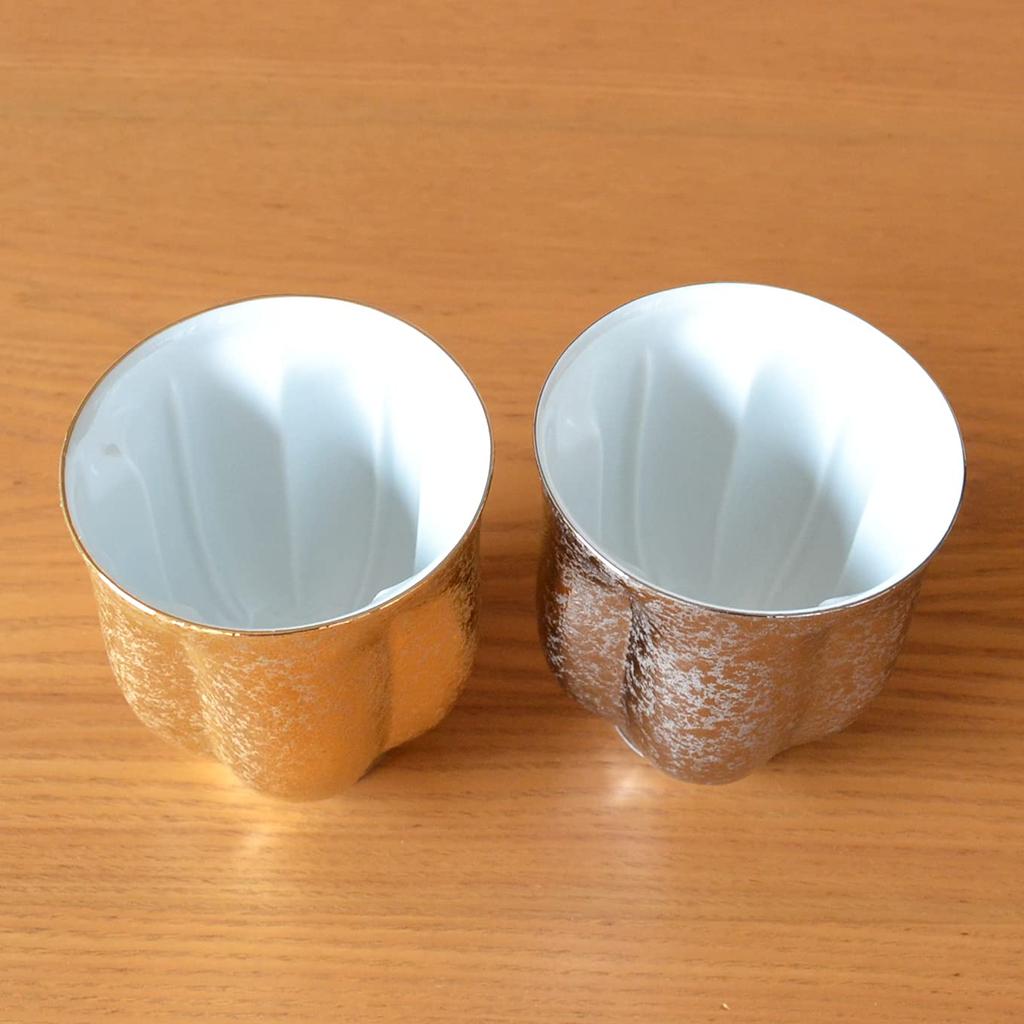 Respect for the Aged Day Present Cherry Blossom Teacups Pair Set of 2 Arita Ware Wooden Boxed Gift Wishing for Longevity Comes with a Message Card