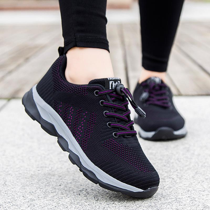 Neue leichte Freizeitsneaker für Herren und Damen, weiche und modische atmungsaktive Mesh-Laufschuhe