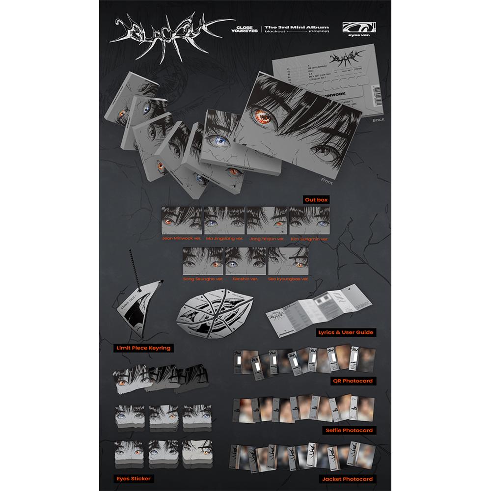 CLOSE YOUR EYES Blackout (Augen ver.)