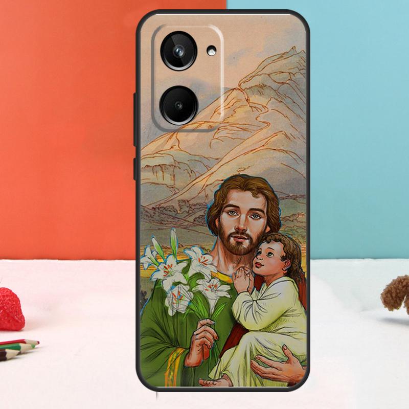 

Religious Mary and Jesus For Realme GT7 Pro GT6 10 11 12 13 14 15 Pro Plus C55 C67 C63 C61 C53 C31 C71 C75 C65 Case Realme 14 Pro Plus