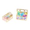 1 Set Child Diy Accessories  Box Treasure Kids Toys Acrylic Colorful Diamond Gems Plastic Large Jewels