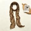 Sunscreen Shawls Polka Dot Scarf Wrinkle Twisted Chiffon Scarf Pleated Scarves  Air Conditioner Use