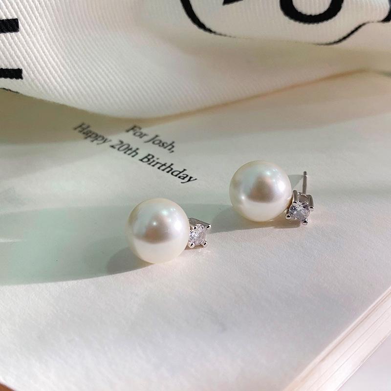 Pearl Earrings for Daily Commuting Versatile High-end Earrings