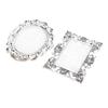 2 Pcs Nail Art   Vintage Metal   Resin Display Board   Nail Polish Mixing  