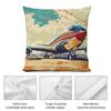Cool Aircraft Airplane Pillow Case Living Room Sofa Decorative Cushion Cover Simple Household Light Luxury Printed Pillow