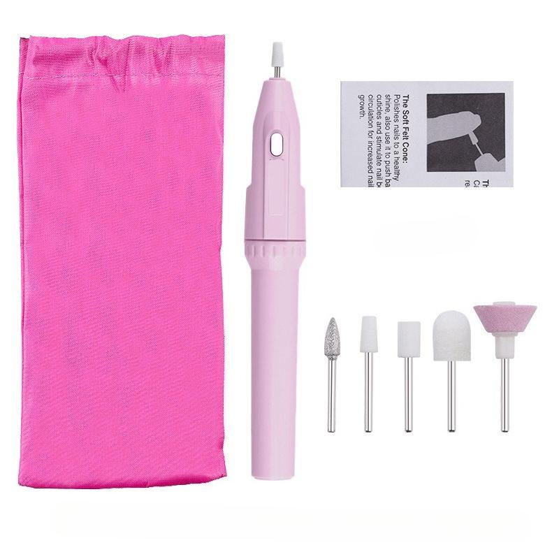 Mașină electrică portabilă de manichiură Set de burghie pentru unghii Mașină de tăiat freza pentru kit personal de manichiură și pedichiură