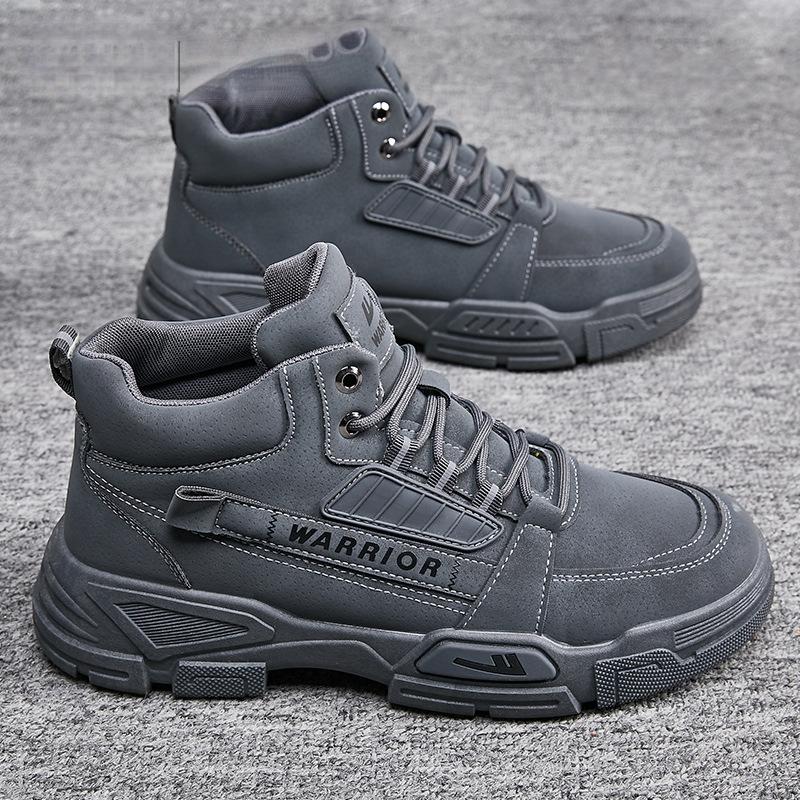 Men's shoes Martin boots summer new high-top outdoor tooling shoes hiking shoes men's sports boots
