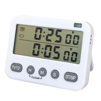 Doppelter Digitaler Timer, Koch-Countdown-Timer Küchen-Timer Timer für mit Magnetischem -LCD Große Ziffern für Training Studium