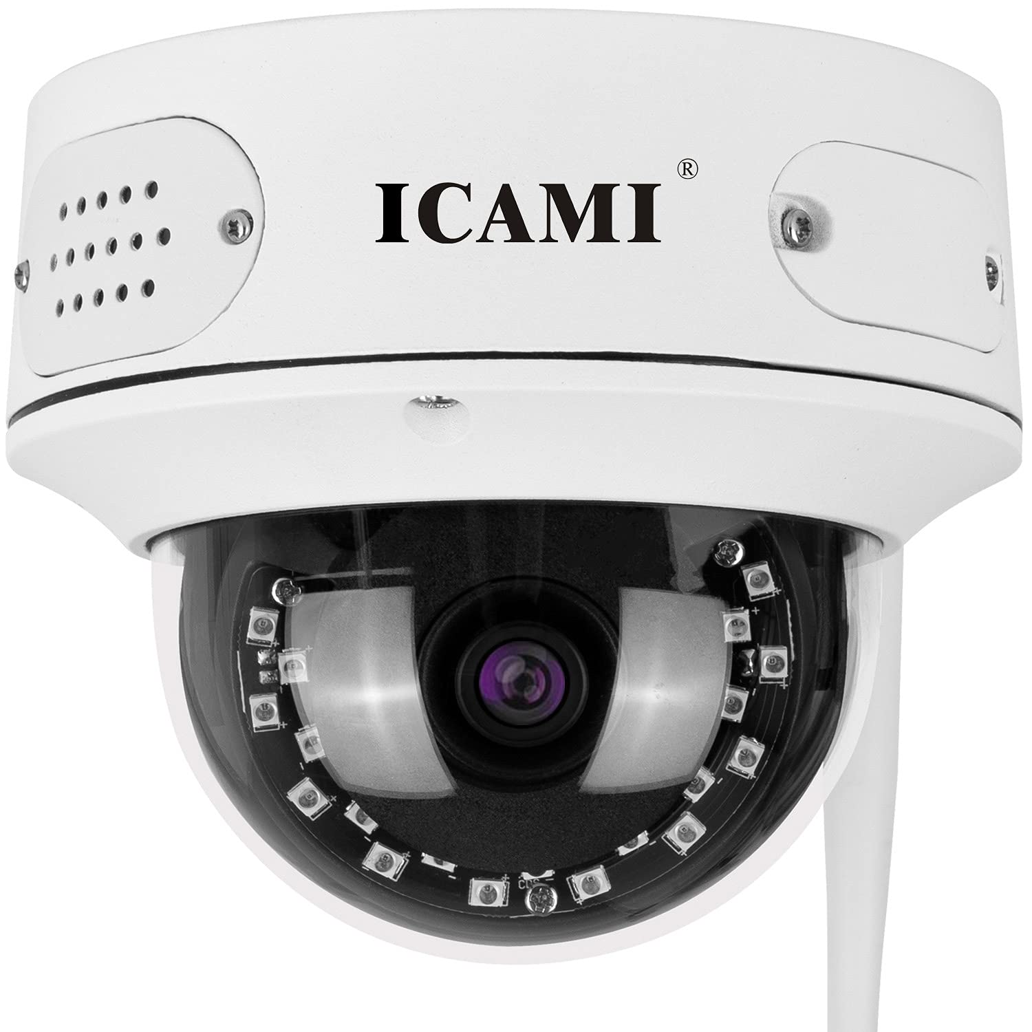 

ICAMI Security No Installation Dome Home Surveillance AI Human 5 SD Card IP Continuous Nighttime Remote Japanese Instruction Japanese Easy Car No