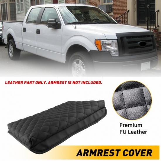 Center Console Lid Armrest Cover Polyester for 2011-2014 Ford F150 Jump Seat EXV
