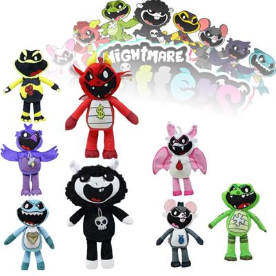 30cm Nightmare Critters Plysj myk dukkesamling Smile Critters Leketøy Utstoppet Valmue Modell Romdekorasjon Julegaver Leketøy
