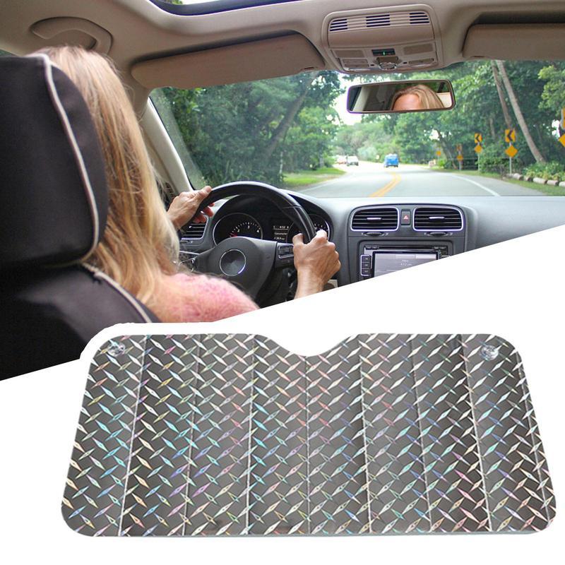 Windshield Shade Car Sunshade Windshield Shade Visor UV Protection Vehicle Accessories Reflective Front Window Sunscreen Blocker