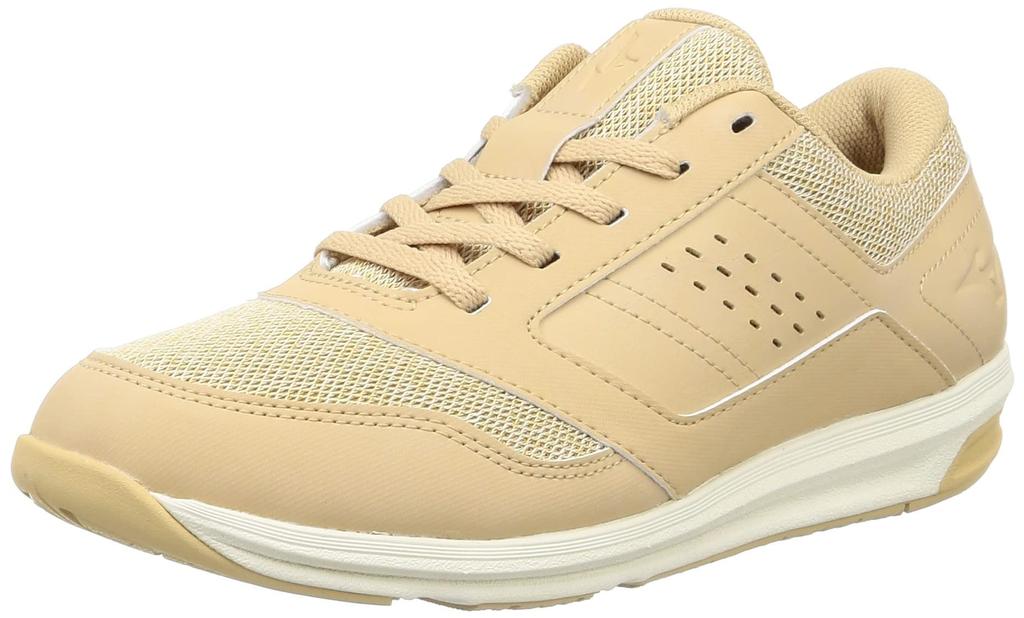 Mizuno YOUDO ME 2 Walking Reduces Size 3E Shoes, Knee-Friendly, Stress, Comfortable, Beige, 22.5 cm,
