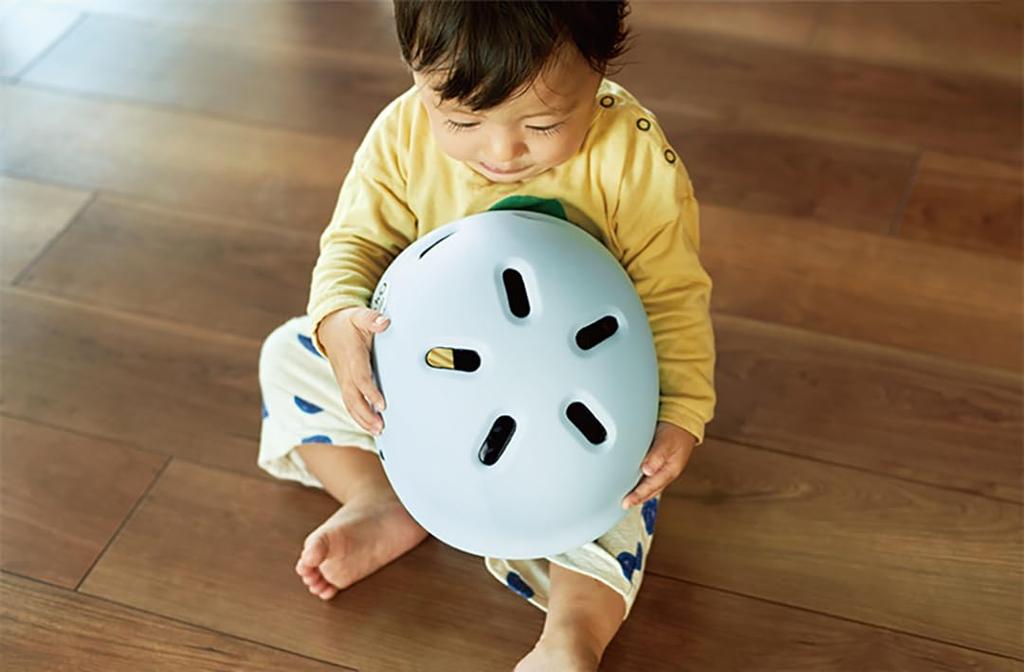 [SG Certified] Ides Toddler Helmet, Cappy Petit XXS, Pink, Ages 1+, 45-50cm, Breathable and Lightweight