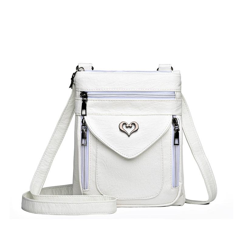 Retro pouzdro na telefon, Módní taška přes rameno, Taška crossbody, Všestranná peněženka na mince, Pouzdro na telefon z měkké kůže