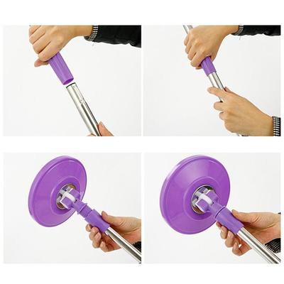 Spin Mop Stielgriff Ersatz Für Boden 360 Grad Drehbarer Bodenwischmop Stiel Ohne Fußpedal Version Griff Reinigungswerkzeug Set