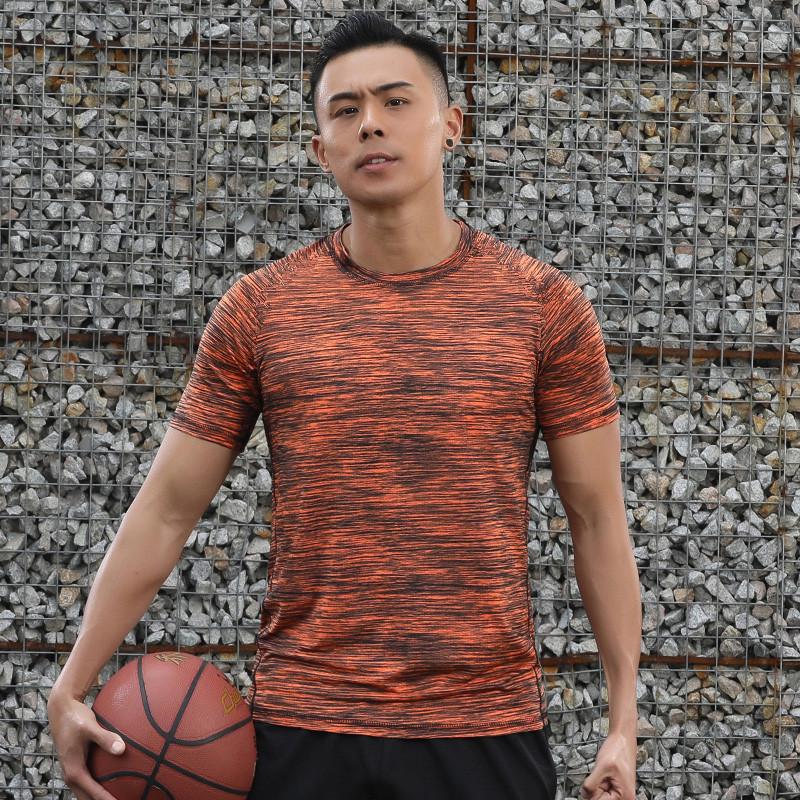 Letní oversized pánské tričko s krátkým rukávem a kulatým výstřihem, rychleschnoucí tričko Sportovní outdoorová trička odvádějící pot
