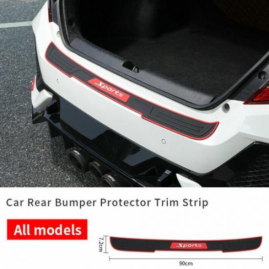 Car Rear Rubber Bumper Protector Scratch Guard Non-slip Pad Cover Accessories