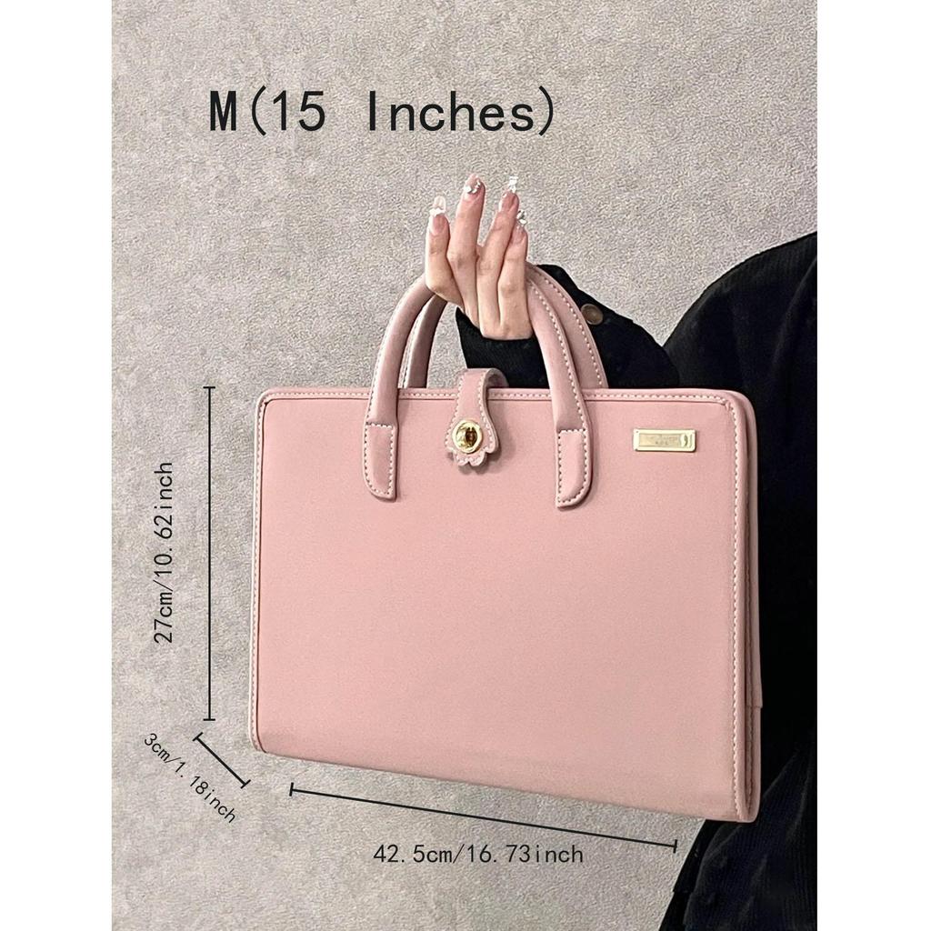 Computer Bag Tablets Computer Storage Handbag Women Travel Storage Pouch Laptop Bags Commuting Portable Storage Organizer