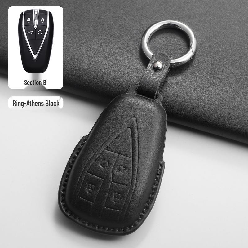 Changan CS75Plus/CS55Plus, Yidong, Oshan X5/Z6 Car Key Cover (Black)
