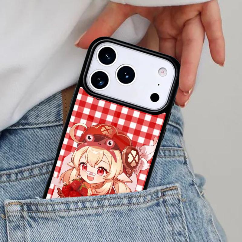 

Qiqi Klee Genshin Impact Phone Case for iPhone 17ProMax 12 13 14 15 16e 17 Pro Max Plus Air Cover iPhone17 Pro