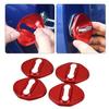 For Toyota Corolla 2014- 4Pcs/Set Red Car Door Lock Protective Cover Trim