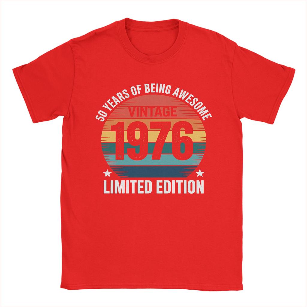 Born In  Vintage Age  Years Old Funny Th Birthday TShirt Summer YK Retro T Shirts Cotton Fashion Tshirt For Unisexs Tees