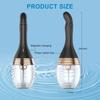 Automatic Electric Enema Bulb Rechargeable Anti Back-Flow Douche for Men Women Private Hygienic Douche for Women Vagina Cleansing