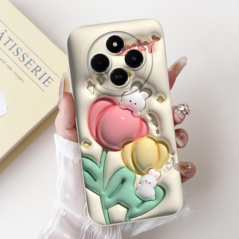 For Xiaomi Redmi 14C Case PocoC75 Cute Panda Cartoon Cover Soft TPU Phone Case For Xiaomi Poco C75 C 75 Redmi14C Back Cover Bags