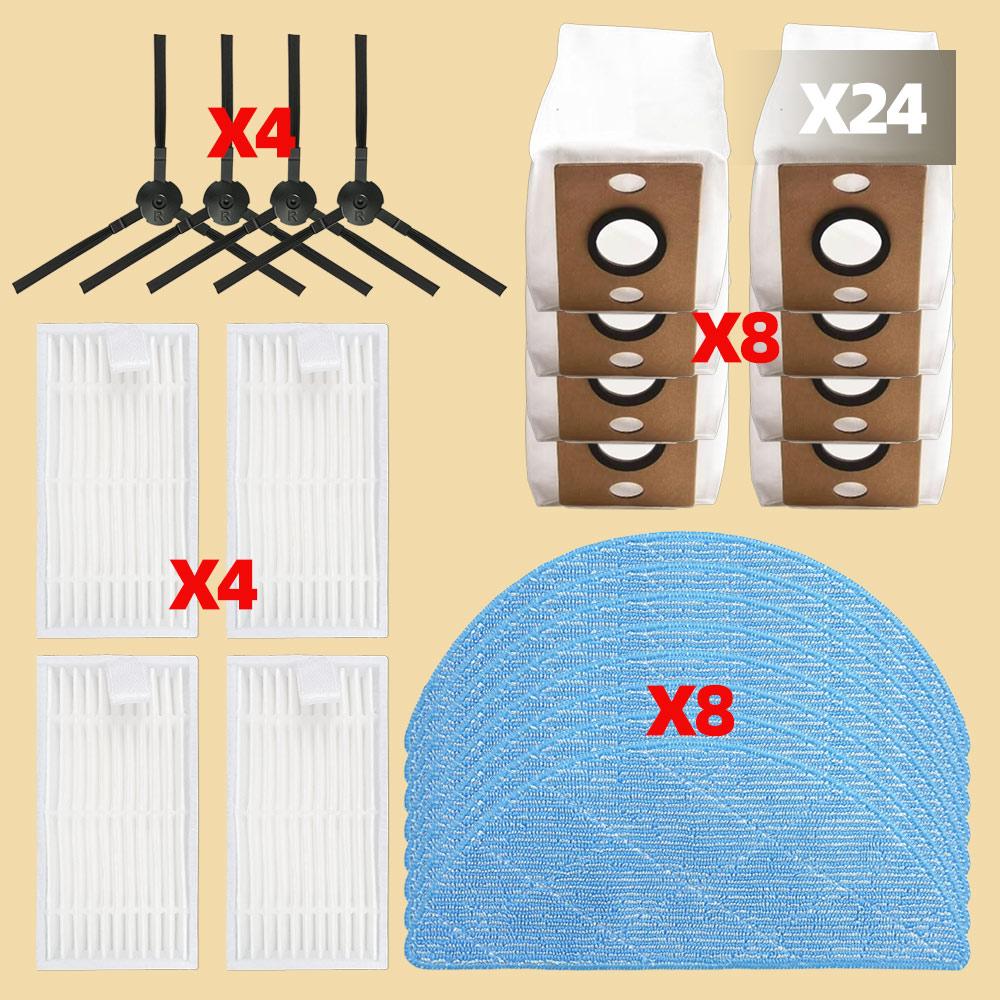 Accessories Compatible For iLife V9 / V9 Pro / G9 / G9 Pro / A12 Pro Vacuum Parts Mop Cloths Dust Bag Filter Hepa Replacement