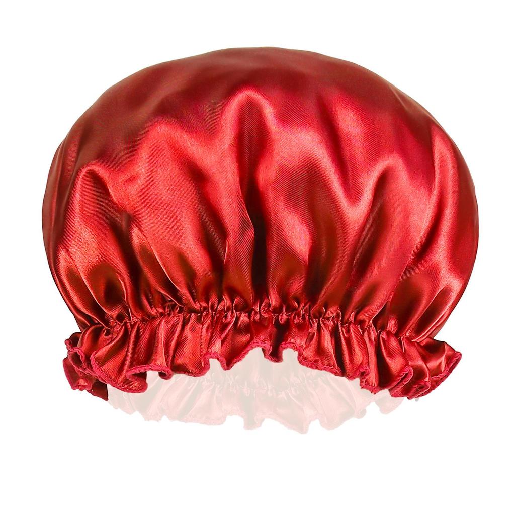 Satin Sovmössa för Kvinnor - Enkel Huvudbonad för Hemma, Bad, Efter Förlossning eller Cellgiftsbehandling
