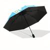 Magic Wand Cinnamoroll Durable Cartoon Folding Umbrella, Portable 3-Fold Compact Umbrella for Men and Women, Suitable for Travel or Daily Use.Y062