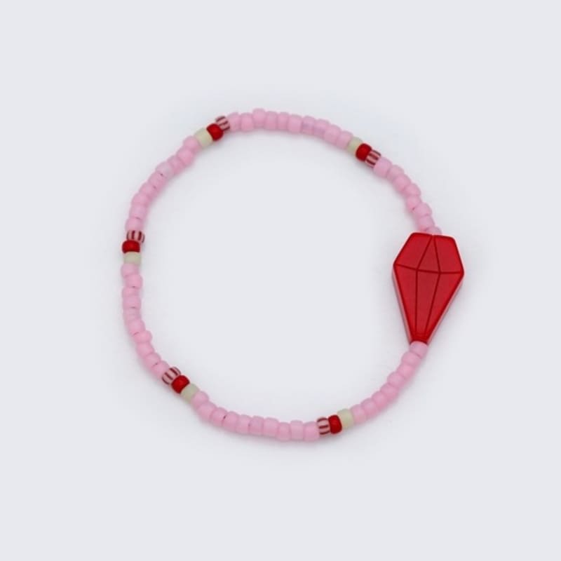 BONBEAU Acrylic dia charm color beads Bracelet