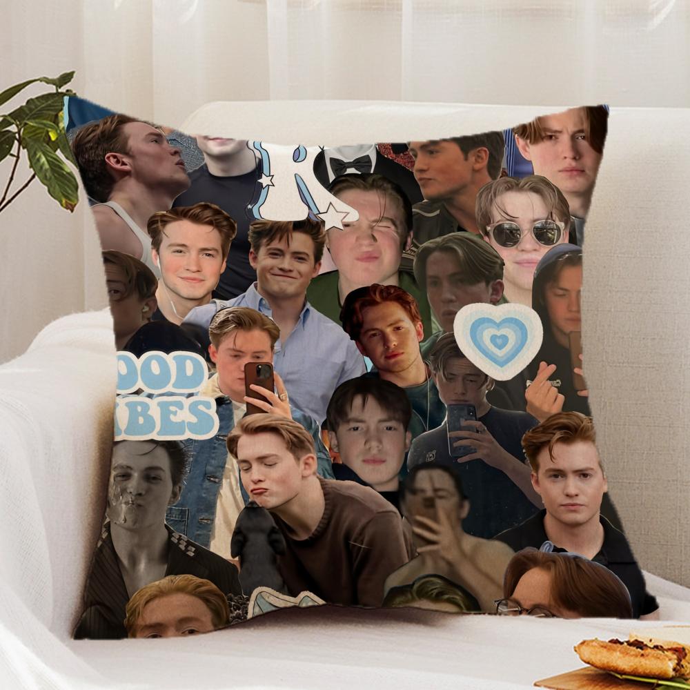 K-Kit C-Connor Cushion Cover Premium Comfort Reversible Pillow Cover - Dual - Use Design for Home & Car
