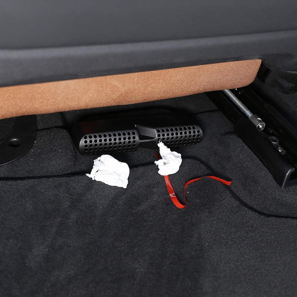 2pcs ABS Car Under Seat Air Outlet Vent Protect Cover Trim Accessories for BMW X5 G05 X6 G06 X7 G07 2019 2020 2021 2022 2023 2024