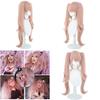 Stunning Danganronpa Junko Enoshima Cosplay Wig With Cute Bear And Bunny Hairclips