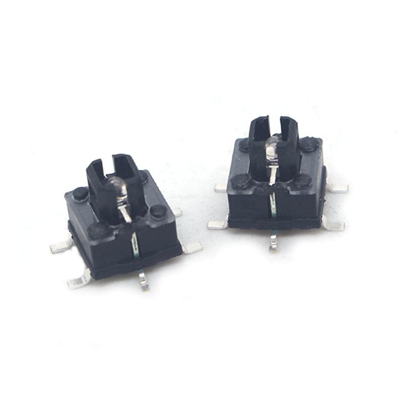 LED Lighted Tactile Key Switch 6x6 - Red, Blue, Green, White, Bicolor Options
