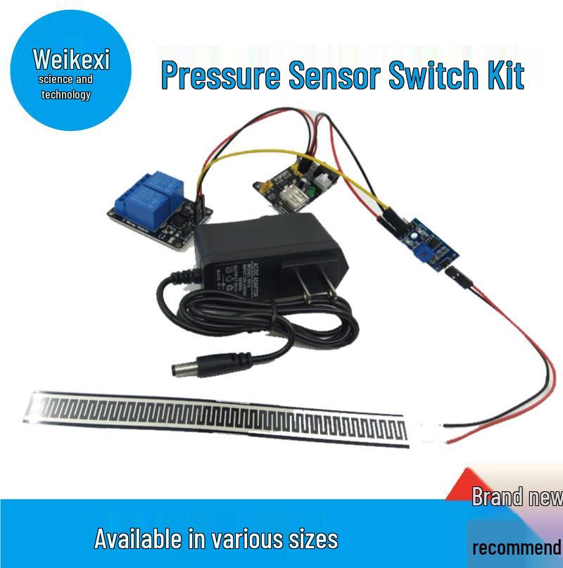 FSR Pressure Sensor Switch Kit - Trigger & Control Relay Round 4MM - Unassembled Kit